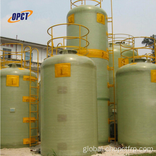 Fiberglass Horizonal Tank FRP fiberglass horizonal/vertical tank Factory